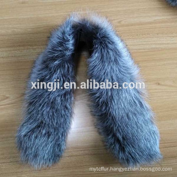 silver fox fur collar for jacket